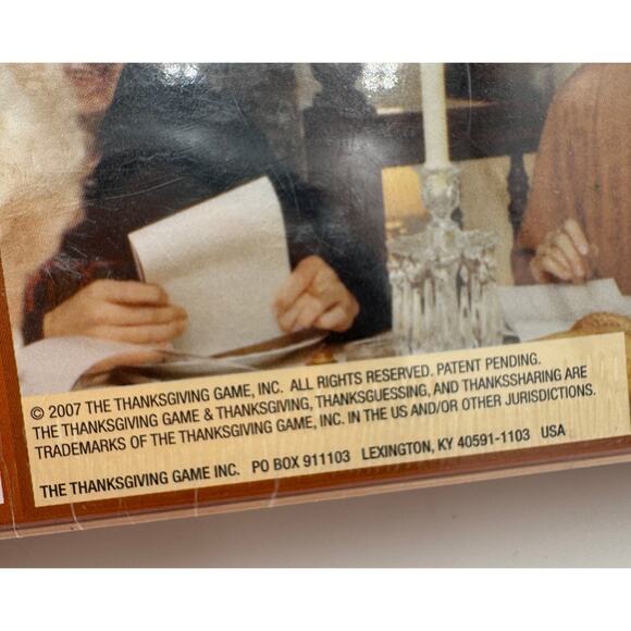 Vintage The Thanksgiving Game, Guess Who is Thankful for What NOS - Picture 3 of 7